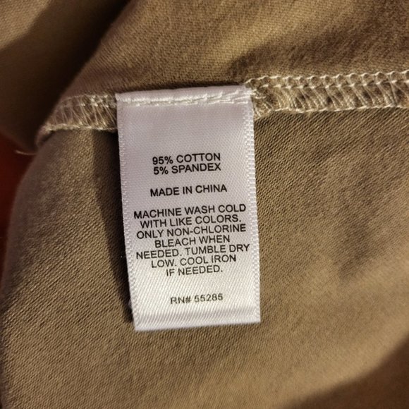 Express NWT Block Colored Peplum Tank Coral, Beige, White M - Picture 11 of 11